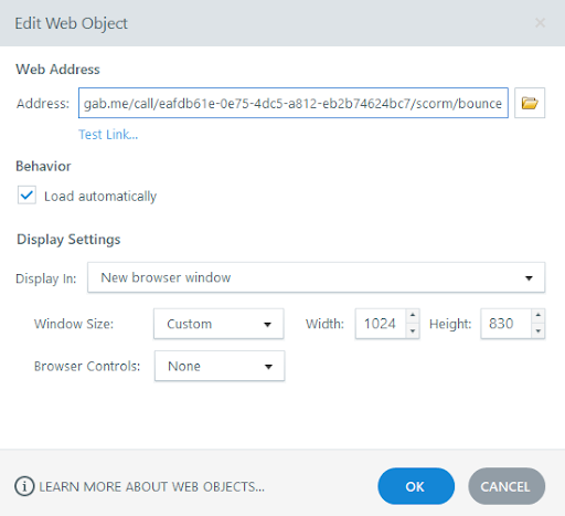 web object